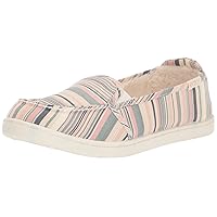 Roxy Women's Minnow Faux Fur Slip on Sneaker Shoe