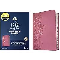KJV Life Application Study Bible, Third Edition, Large Print (LeatherLike, Peony Pink, Indexed, Red Letter) KJV Life Application Study Bible, Third Edition, Large Print (LeatherLike, Peony Pink, Indexed, Red Letter) Imitation Leather