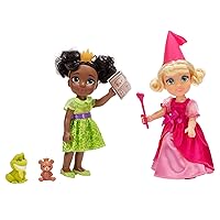Disney Princess Young Tiana Doll & Charlotte Petite Dolls Gift Set