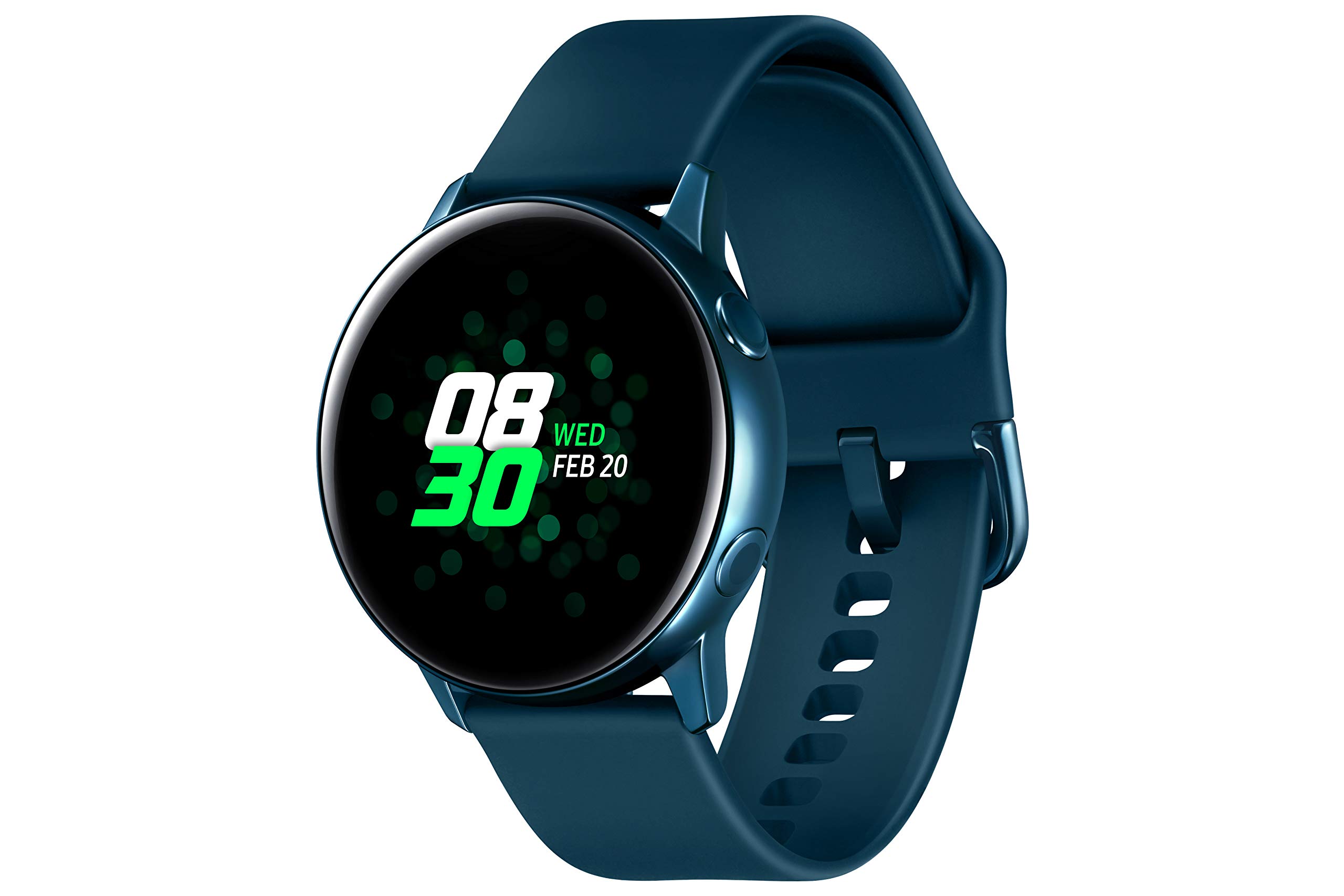 SAMSUNG Galaxy Watch Active (40MM, GPS, Bluetooth) Smart Watch with Fitness Tracking, and Sleep Analysis - Green - (US Version)
