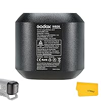 GODOX WB26 Lithium Battery Pack AD600 Pro Flash Strobe, 28.8V/2.6Ah 74.88Wh Rechargeable Li-ion Battery Replacement