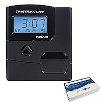 Pyramid Time Systems, PPDLAUBKN, TimeTrax Automated Proximity Time and Attendance Employee Time Clock System with Software Download, Made in USA, RFID, Black, No Touch Employee Punch in