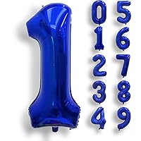 40 Inch Navy Blue Number 1 Balloon Helium Foil Mylar Dark Blue Number Balloons Supplies For Birthday Party Banquet Decorations Graduations Anniversary Baby Shower Photo Shoot Digital 1