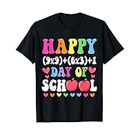 Math Formula Happy 100 Days Of School 100th Day Math Teacher T-Shirt