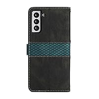 Wallet Case for Samsung Galaxy S22/s22plus/s22ultra, Flip Cell Phone Case with Wrist Strap Lanyard-pu Leather Cover, with Card Holder,Black,S22 Plus 6.6''