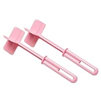 Mind Reader Meat Chopper Spatula, Heat Resistant Kitchen Tool for Mixing, Cutting, Mashing, Dicing Ground Beef, Avocado, Pack of 2, Nylon, Pink