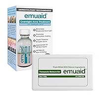 EMUAID Overnight Acne Solution Bundle - EMUAID Overnight Acne Treatment with Therapeutic Moisture Bar