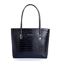 Women's Faux Leather Hand bag FOR LADIES AND GIRLS, BLACK