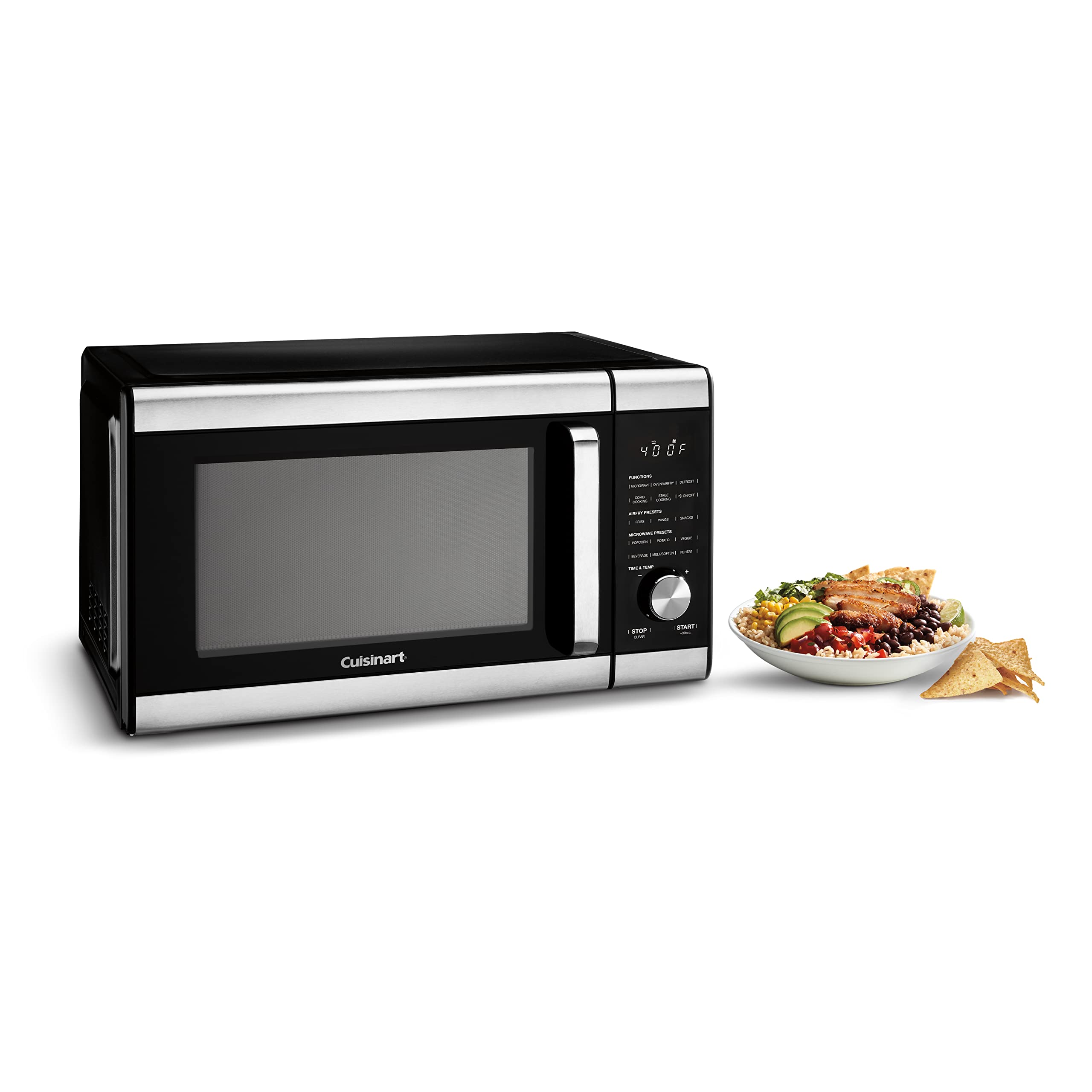 Cuisinart 3-in-1 Microwave AirFryer Oven, Black