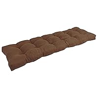 Microsuede Tufted Bench Cushion, 60