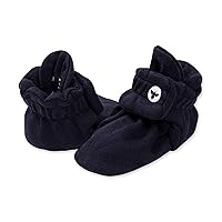 Burt's Bees Baby Baby Booties, Organic Cotton Adjustable Infant Shoes Slipper Sock