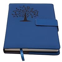The Tree Of Life Refillable Writing Journal | 5x8 Inches, 200 Lined Pages, Magnetic Clasp, Refillable Diary, Cute Notebook Journal, Personal Journal for Women, Journal for Men