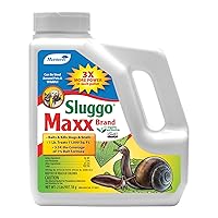 Sluggo Maxx - Organic Gardening Slug and Snail Killer for Garden - Pet and Wildlife Friendly Iron Phosphate - 2 Pound Jug