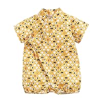Baby 1z Toddler Pajamas Crawling Clothes Straps Shredded Baby Wraps Fart Clothes Newborn Daily Bodysuit Romper Baby Boy