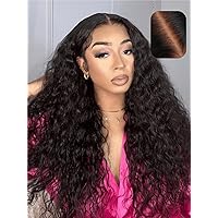 UNICE Pre Everyting Glueless Frontal Wig Water Wave 13X4 Pre Cut Lace Front Wigs Human Hair Pre Bleached Invisible Knots Put On and Go Wig Pre Plucked 150% Density 22inch