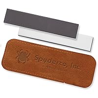 Spyderco Medium Grit and Fine Grit 2-Sided Ceramic Double Stuff Sharpening Stone