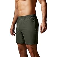 GYM REVOLUTION Men's Workout Athletic Quick Dry Shorts Running Training Short with Pockets