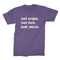 Not Crazy Not Rich Just Asian Tshirt Funny Asian Shirts