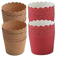 100Pcs Cupcake Liners for Baking Muffin Cases Paper Baking Cups Disposable Muffin Liners Greaseproof Cupcake Wrappers Pastel Cupcake Liners for Birthdays Party Bridal Showers