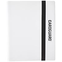 Trading Card Pro-Folio, 9-Pocket Side-Loading Pages, Holds 360 Cards, White