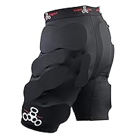 Triple Eight Bumsaver Men's Padded Shorts for Skateboarding, Snowboarding and Skiing