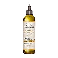 Goddess Strength 7 Oil Blend Scalp and Hair Oil for Wavy, Coily and Curly Hair, Hair Treatment with Castor Oil for Weak Hair, 4.2 Fl Oz
