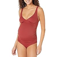 Amazon Essentials Women's Maternity V-Neck Swimsuit