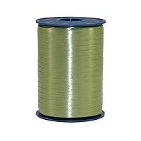 C.E. Pattberg America Gift Curling Ribbon Olive (Green), 273 Yards of balloonribbon for Gift Wrapping, 0.39 inches Width, Accessories for Decoration & Handicrafts, Decoration Ribbon for Presents