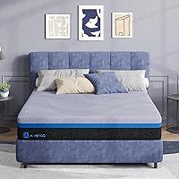 Avenco Queen Mattress, 10 inch Mattress Queen in a Box with Gel Memory Foam, Medium Firm Mattress for Pressure Relief & Back Pain, Motion Isolation, CertiPUR-US Certified