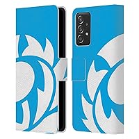 Head Case Designs Officially Licensed Scotland Rugby Sky Blue Oversized Thistle Leather Book Wallet Case Cover Compatible with Samsung Galaxy A53 5G (2022)