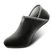 BULLIANT Women Slippers Socks, Slip on Shoes for Women Barefoot Yoga Shoe Comfortable Stretch Fit