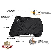 Guardian 51223-00 WeatherAll Plus Indoor/Outdoor Waterproof Motorcycle Cover: Black, Cruiser