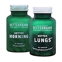 Betterbrand Party Pack Bundle - BetterLungs (60 Capsules) & BetterMorning (42 Capsules)