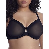 Women's Sheer Mesh Full Coverage Unlined Underwire, Sexy Supportive Plus Size