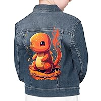 Fantasy Print Kids' Denim Jacket - Bright Jean Jacket - Unique Denim Jacket for Kids