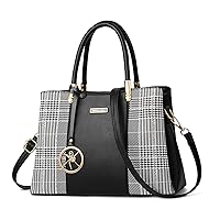 VINBAGGE Womens Leather Handbag Designer Shoulder Tote Crossbody Bag Elegant Top Handle Bag for Ladies