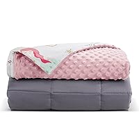 SLEEP ZONE Cooling Weighted Blanket for Kids Throw Size (41