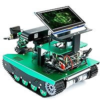 ROS AI Robotic for Jetson Nano 4GB Lidar Mapping Navigation Python C++ Programmable AI Robot Arm Kit Adults Teens Smart Tank Chassis