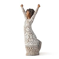 Willow Tree Courageous Joy, Courage to be seen, to be Heard, to be Healed, Expresses Encouragement, Support, Strength, Gift of Congratulations, Inspiration for Graduates, Sculpted Hand-Painted Figure