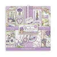 STAMPERIA INTER, KFT Paper PAD 8X8 10PK, Provence, 10 Designs/1 Each