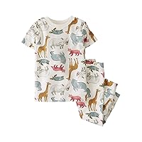 little planet by carter's Baby and Toddler 2-Piece Pajamas Made with Organic Cotton