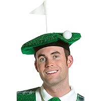 Rasta Imposta Adult Lightweight Hole-In-One Golf Beret Costume (One Size, Green)