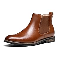 Bruno Marc Men's Suede Leather Chelsea Ankle Boots