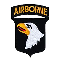 101st Airborne Embroidered Iron On Patch Applique Logo Sign Symbol Military Bald Eagle Badge Costume Army Costume Jacket Biker
