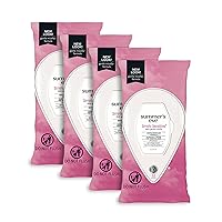 Simply Sensitive Daily Gentle Feminine Wipes, Removes Odor, pH balanced, 32 count, 4 Pack