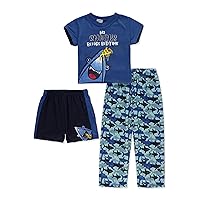 Boys' 3-Piece Sharks Pajamas Set