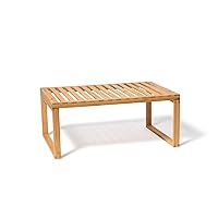Bamboo Kitchen Cabinet Shelf for Organizing a Pantry, Countertop, or Bathroom, 15 5/8