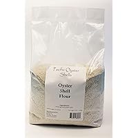 Oyster Shell Flour - High Calcium Supplements for Pets and Gardens 10 lbs (10 LB Bag)