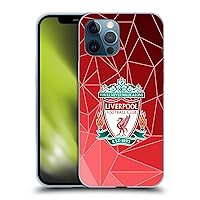 Head Case Designs Officially Licensed Liverpool Football Club Geometric Crest & Liverbird 2 Soft Gel Case Compatible with Apple iPhone 12 Pro Max