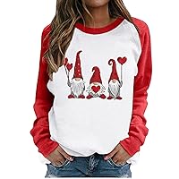 Womens Graphic Sweatshirts Couples Thanksgiving Shirts Printing Turtleneck Hoodie Oversize Date Shirts for Women